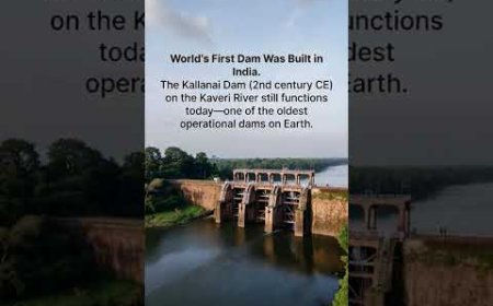 Duniya Ka Sabse Purana Dam 🇮🇳 | 2000 Saal Se Chal Raha Kallanai Dam (Grand Anicut)