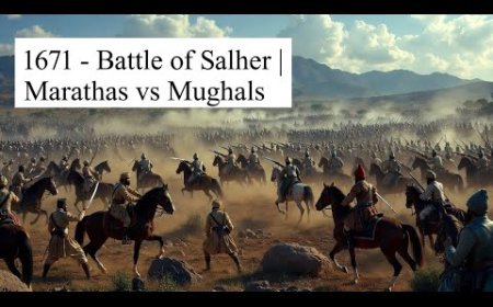 1671 ka Battle of Salher: Open battlefield me Maratha power ka rise