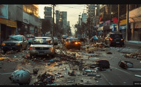 Car Accidentally Reverses into Parked Vehicles in Moga