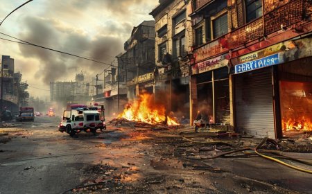 Fire in Dwarka Building Destroys Goods Worth Crores, One Injured