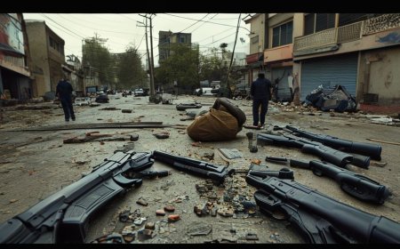 Punjab Police Seize Major Weapon Cache Linked to Pakistan Terrorist