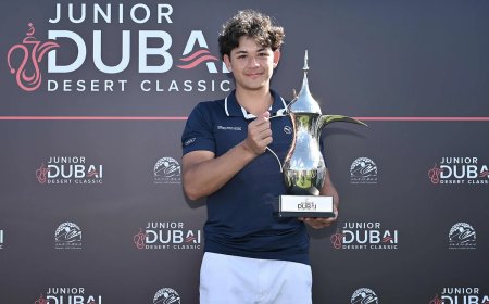 Christian Hansen's Dramatic Eagle Putt Secures Junior Dubai Desert Classic Victory