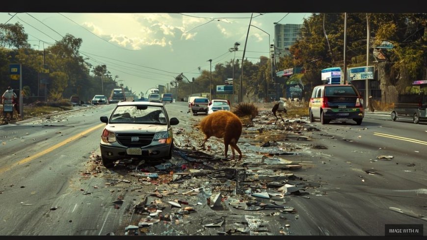 Child Dies in Freak Accident as Nilgai Leaps Onto Car