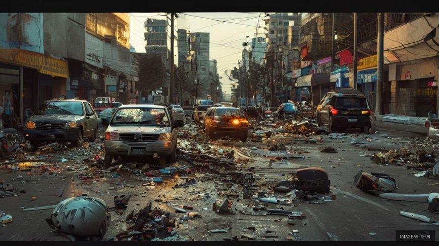 Car Accidentally Reverses into Parked Vehicles in Moga